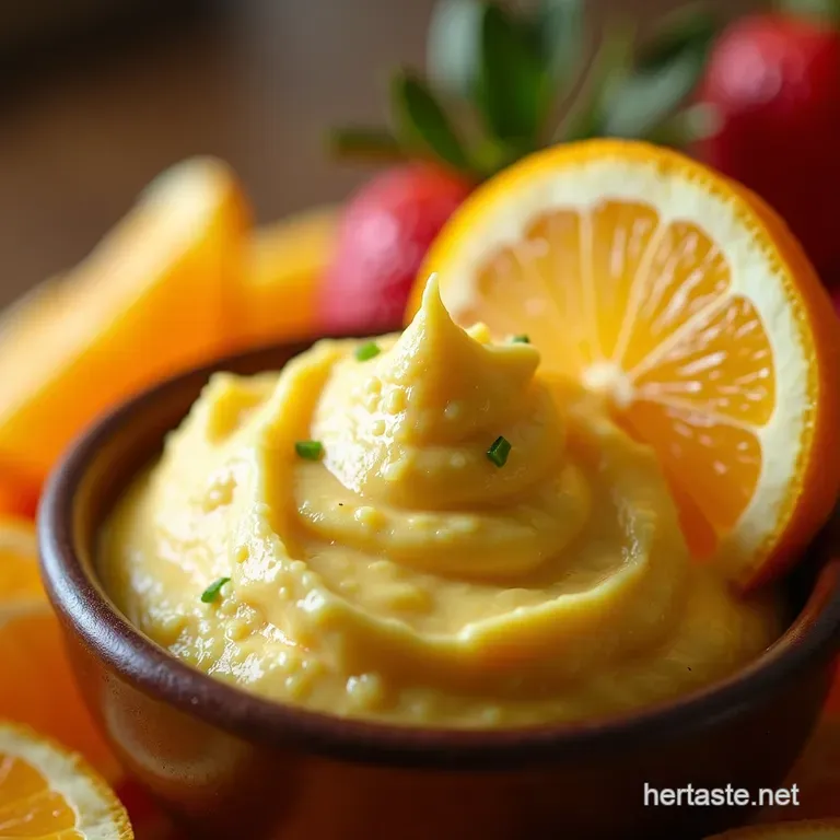 Sunshine Citrus Cloud Fruit Dip the 5Minute Nobake Wonder presentation
