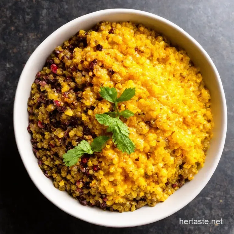 Sunshine in a Bowl Mediterranean Quinoa Bowl presentation
