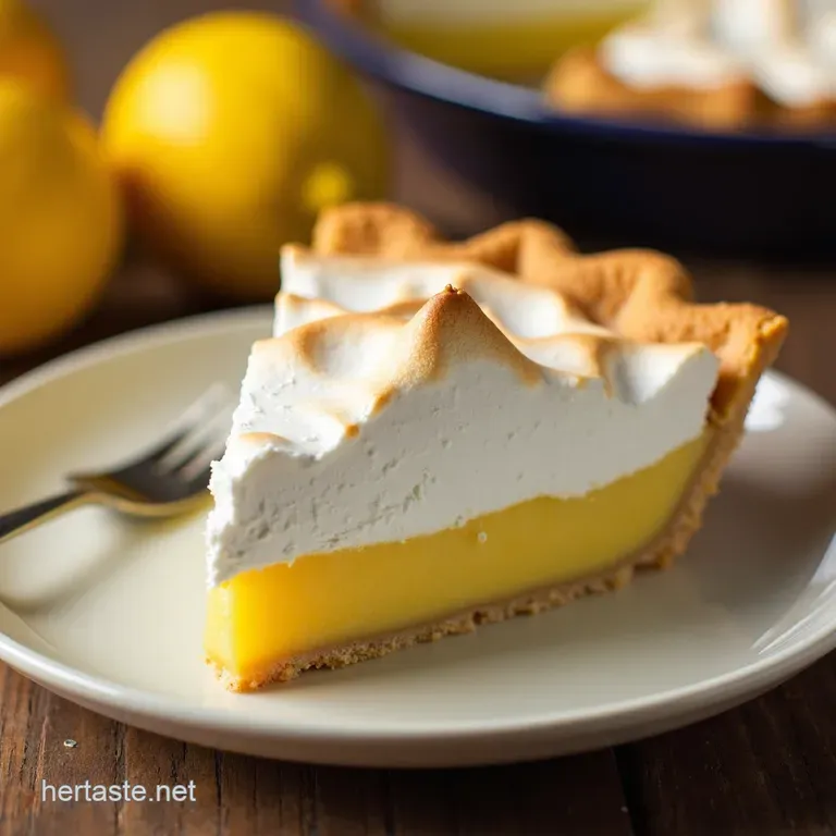 Sunshine in a Slice The Ultimate NoFail Lemon Meringue Pie presentation