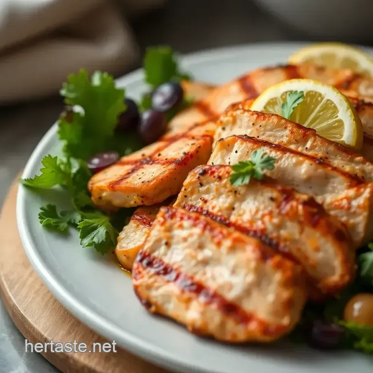 Sunshine on a Plate: Perfect Grilled Chicken Salad presentation