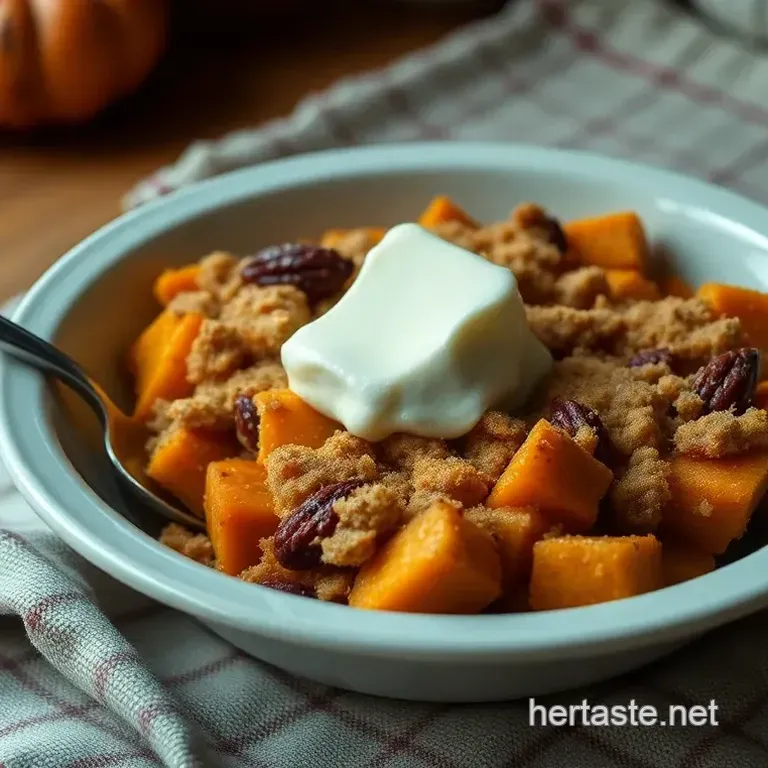 Sweet Potato Cobbler with Buttery Biscuit Topping