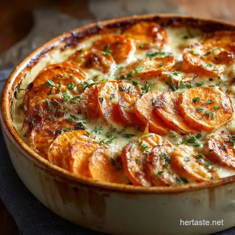 Sweet Potato Tian: The Ultra-Creamy Spiced Gruy&egrave;re Side Dish