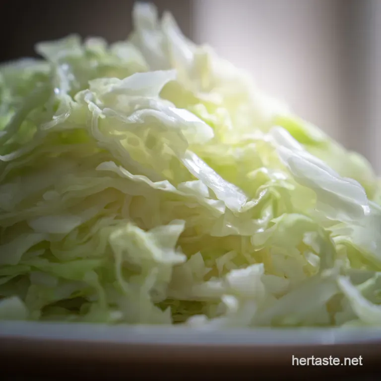 Sweet Savory Braised Cabbage presentation