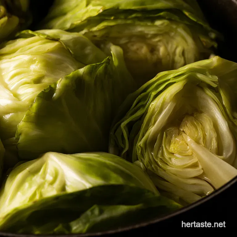 Sweet Savory Braised Cabbage