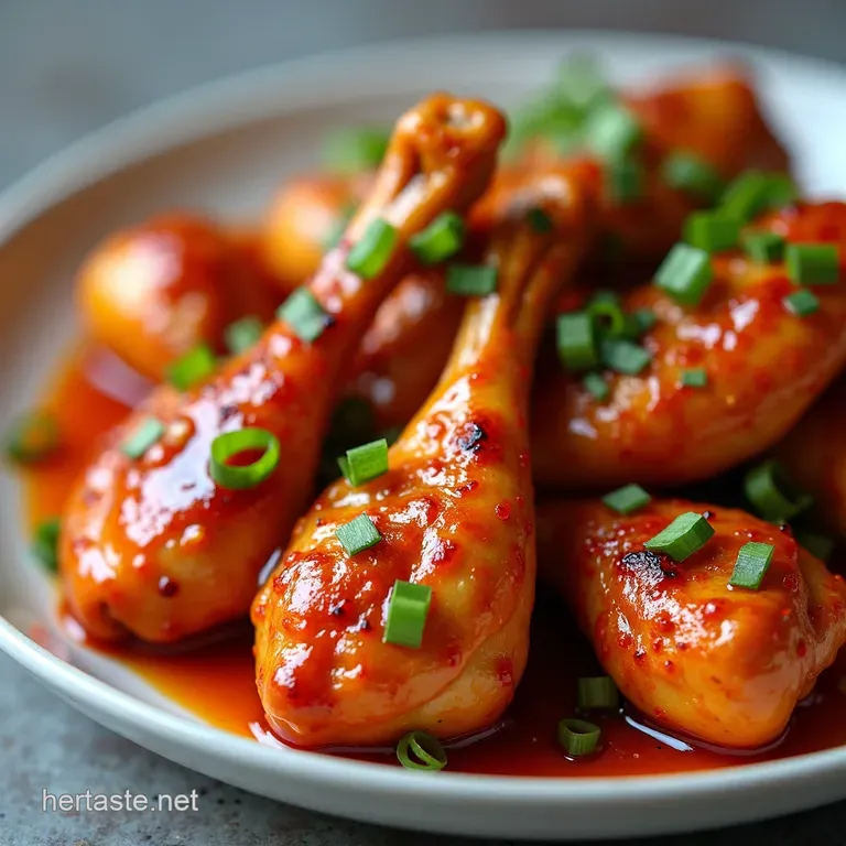 Sweet Spicy Korean Baked Honey Gochujang Chicken