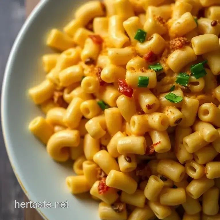 Taco Mac and Cheese: Comfort Food with a Zesty Taco Twist presentation
