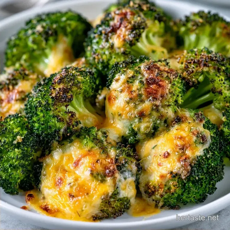 Tangy Roasted Broccoli Recipe with Parmesan