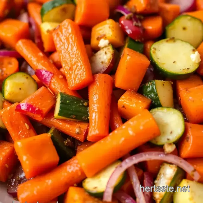 Tap Test Triumph: Seasonal Roasted Vegetable Medley presentation