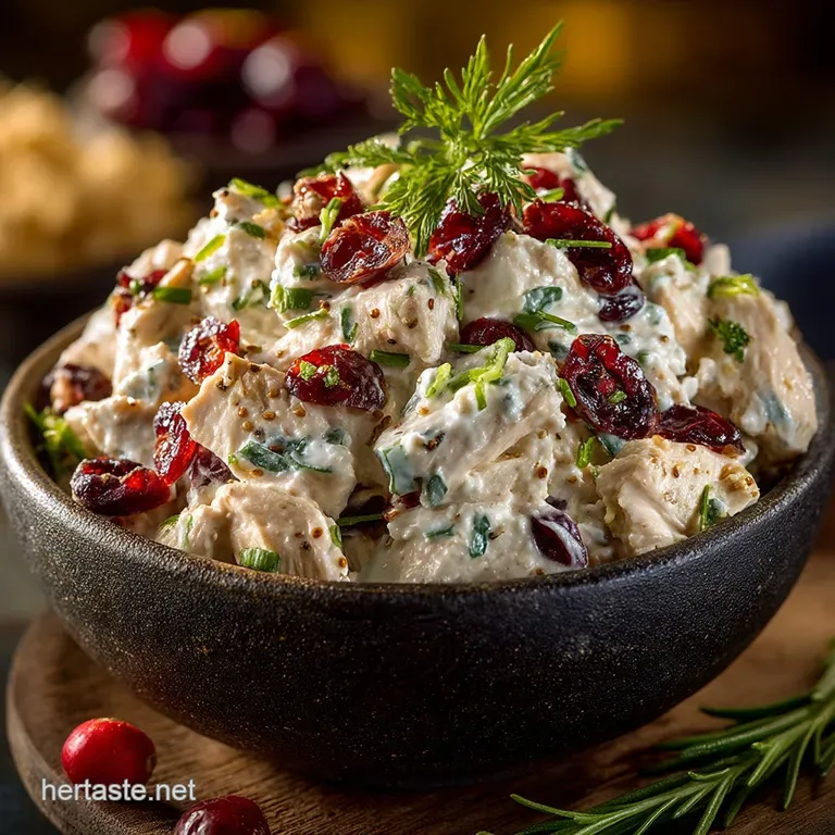 The Chelsea Classic Cranberry Chicken Salad with a Hint of Tarragon