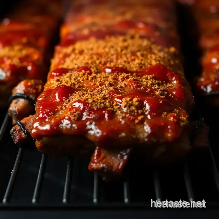 Tender Smoked BBQ Ribs: Fall-Off-The-Bone Goodness presentation