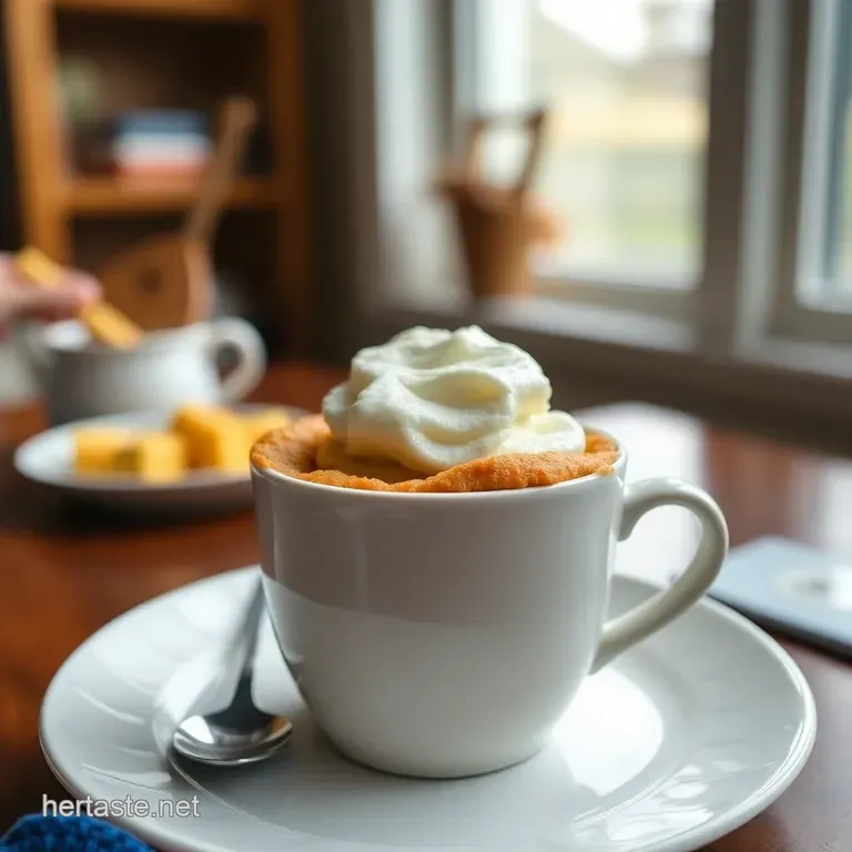 The 90Second Vanilla Cloud Mug Cake Quickest Comfort presentation