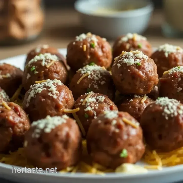 The Best Darn Sausage Balls presentation
