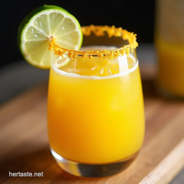 The Golden Hour Fresh Mango Margarita Perfectly Balanced Zesty