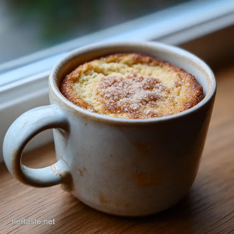 My Secret 5Minute Snickerdoodle Mug Cake Recipe Proper Pudding The Great British BakeOff Quickie 5Minute Snickerdoodle Cake