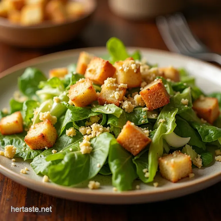The Only Caesar Salad Recipe Youll Ever Need from Scratch Dressing to Perfect Croutons presentation