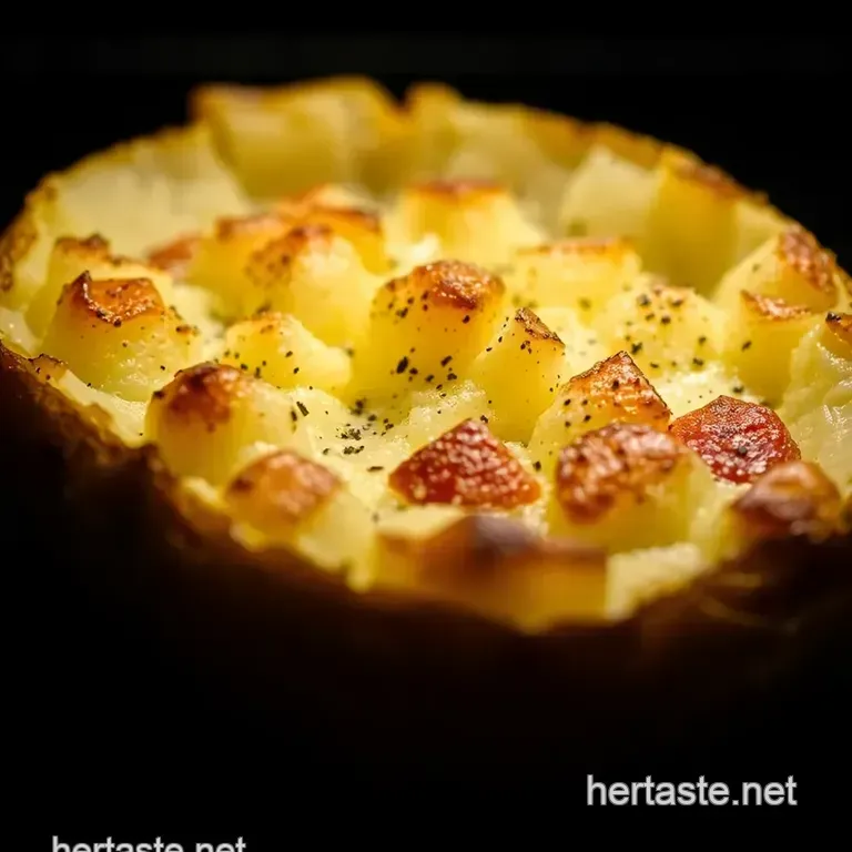 The Perfect Oven-Baked Potato presentation