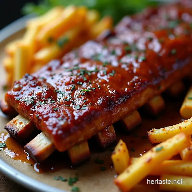 Easy Dry Rubbed BBQ Ribs Tender NoFuss Oven Recipe