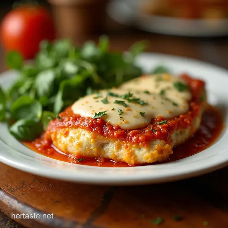 The Real Deal Chicken Parmesan Crispy Cheesy Perfection presentation