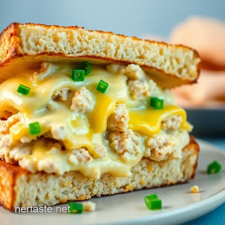 The Ultimate Cheesy Tuna Melt presentation