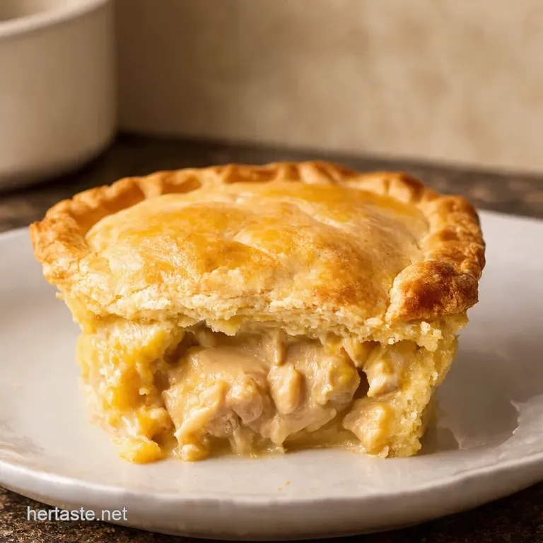 The Ultimate Creamy Chicken Pot Pie from Scratch presentation