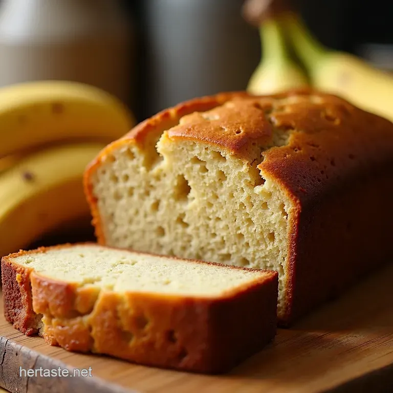 The Ultimate Easy Moist Banana Bread presentation
