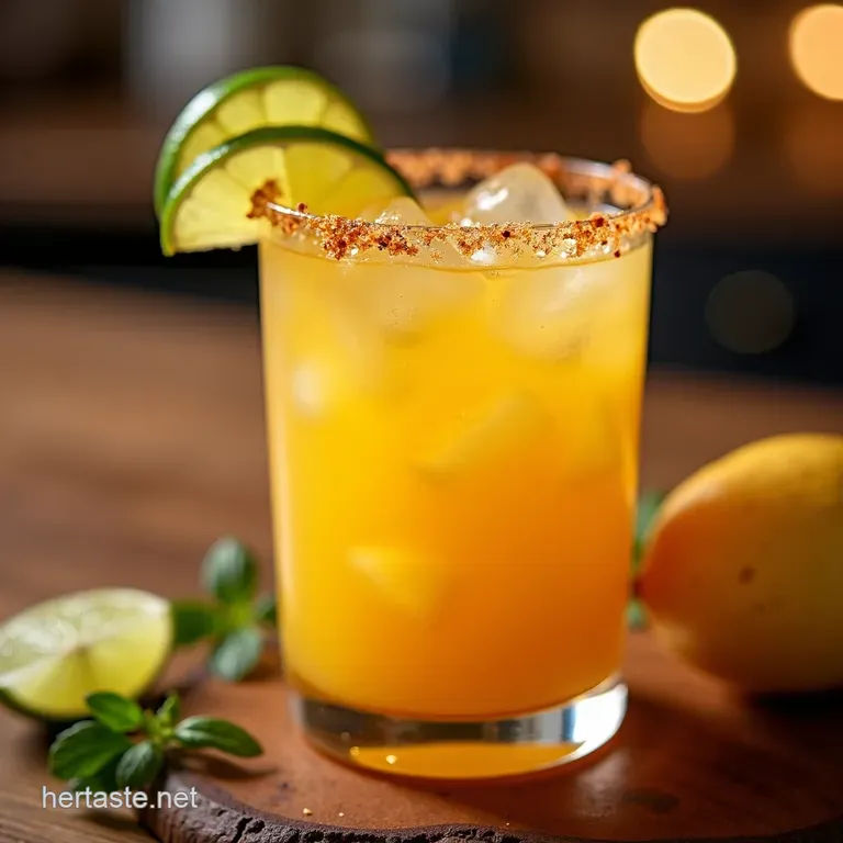 The Ultimate Fresh Mango Margarita Perfectly Balanced Bright presentation