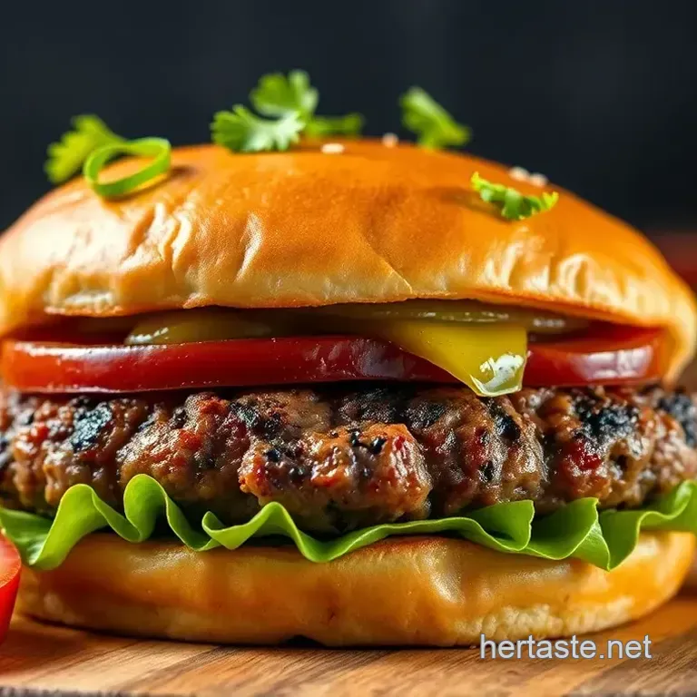 The Ultimate Juicy Burger Patty