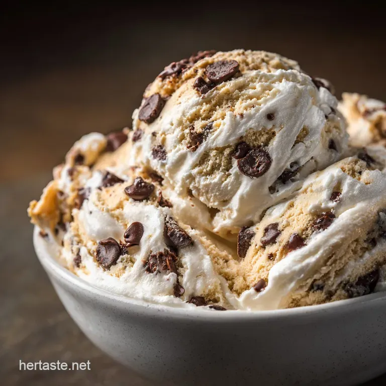 Churning Up Joy the Ultimate Keto Cookie Dough Ice Cream presentation