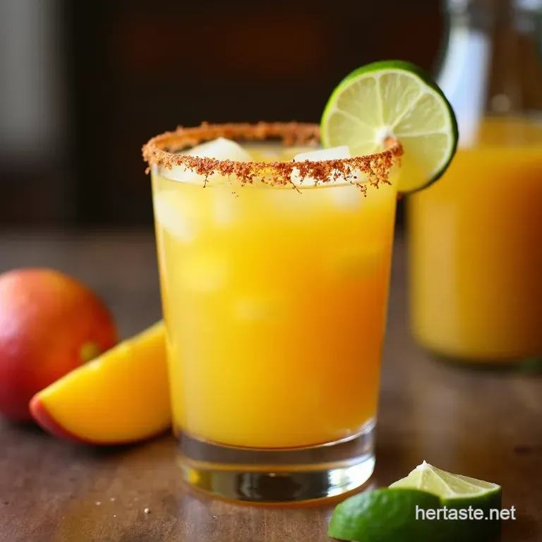 The Ultimate Summer Sipper Perfectly Balanced Fresh Mango Margaritas presentation