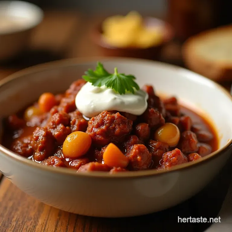 The Ultimate Weeknight Beef Chili That Actually Tastes Amazing presentation