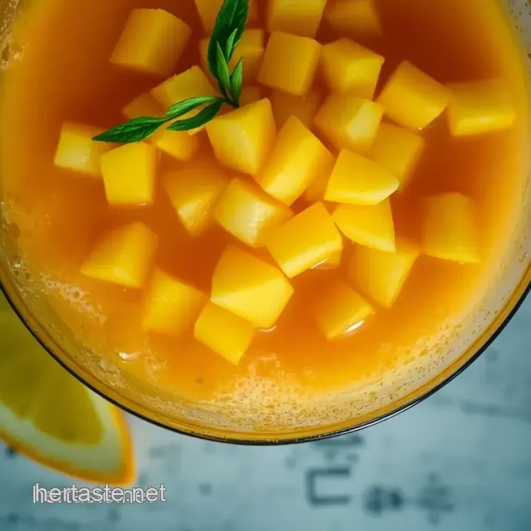 Tropical Bliss: Pina Colada Sangria presentation