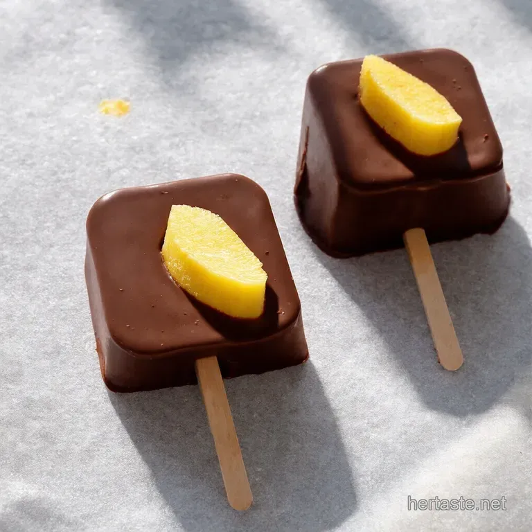 Tropical Bliss Pops Chocolate Coconut Pineapple Dream