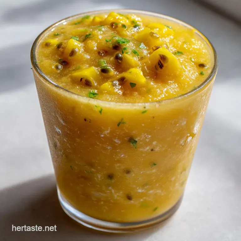 Frozen Beverages: Tropical Sunshine Slushie Refresher