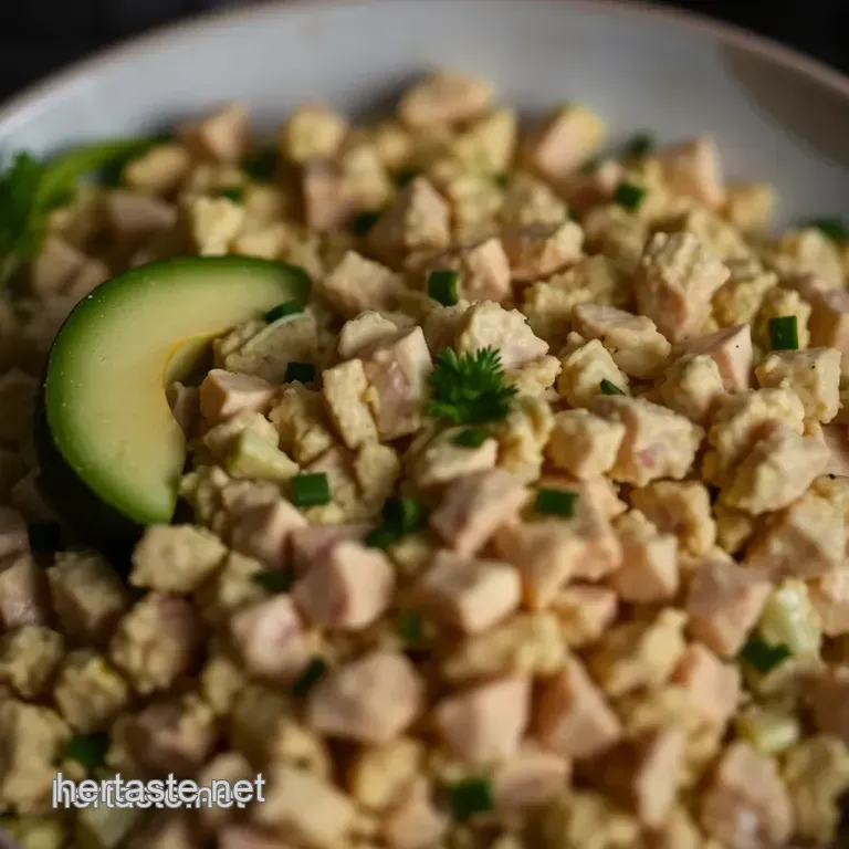 Tunacado Delight: Creamy Avocado Tuna Salad Sandwiches presentation
