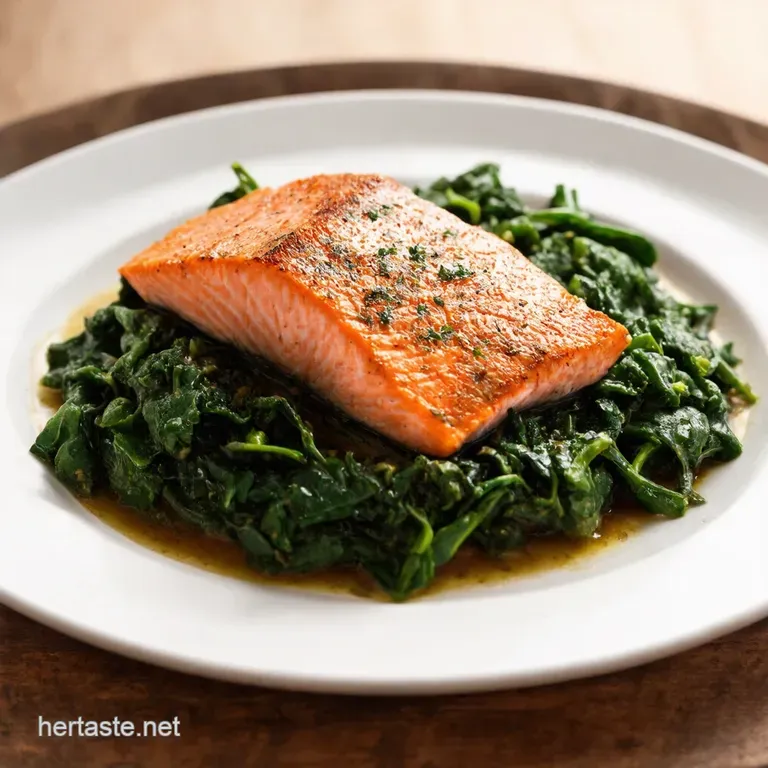Tuscan Garlic Salmon with Spinach Quick Easy OnePan Dinner