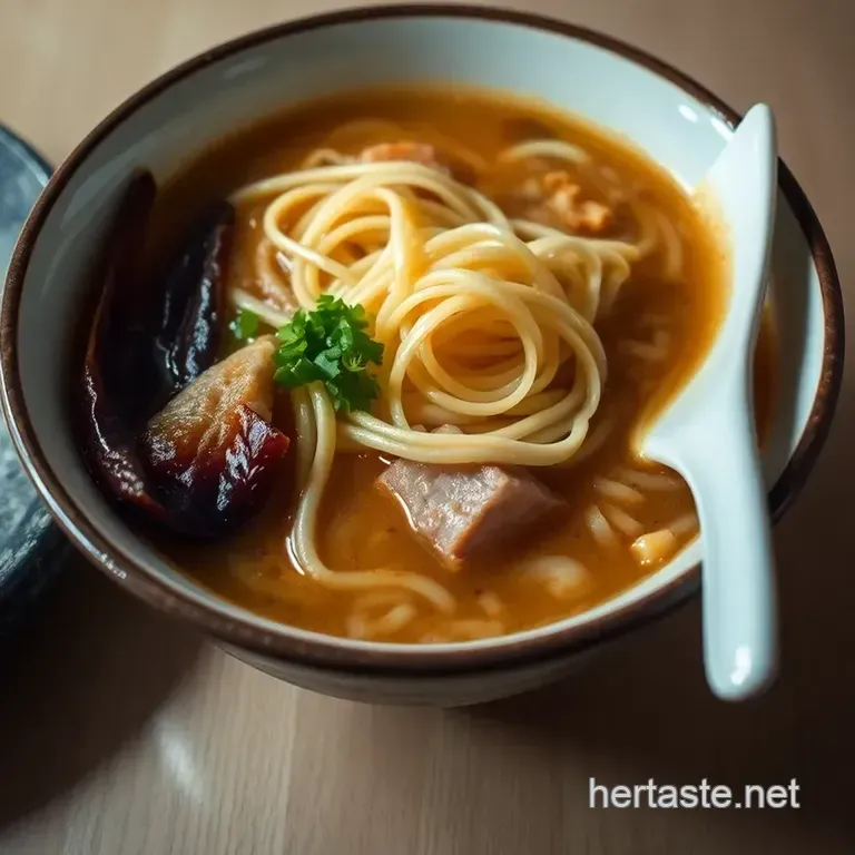 Ultimate Authentic Tonkotsu Ramen presentation