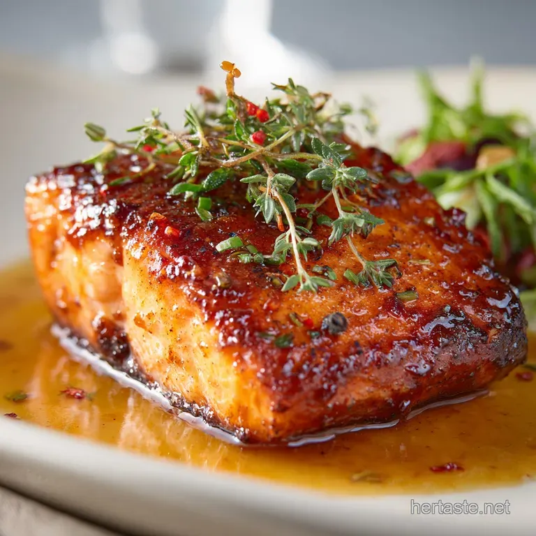 Bourbonglazed Salmon: the Ultimate Sticky Smoky Weeknight Dinner presentation