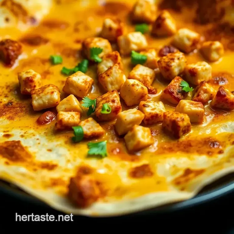 Ultimate Chicken Quesadillas presentation