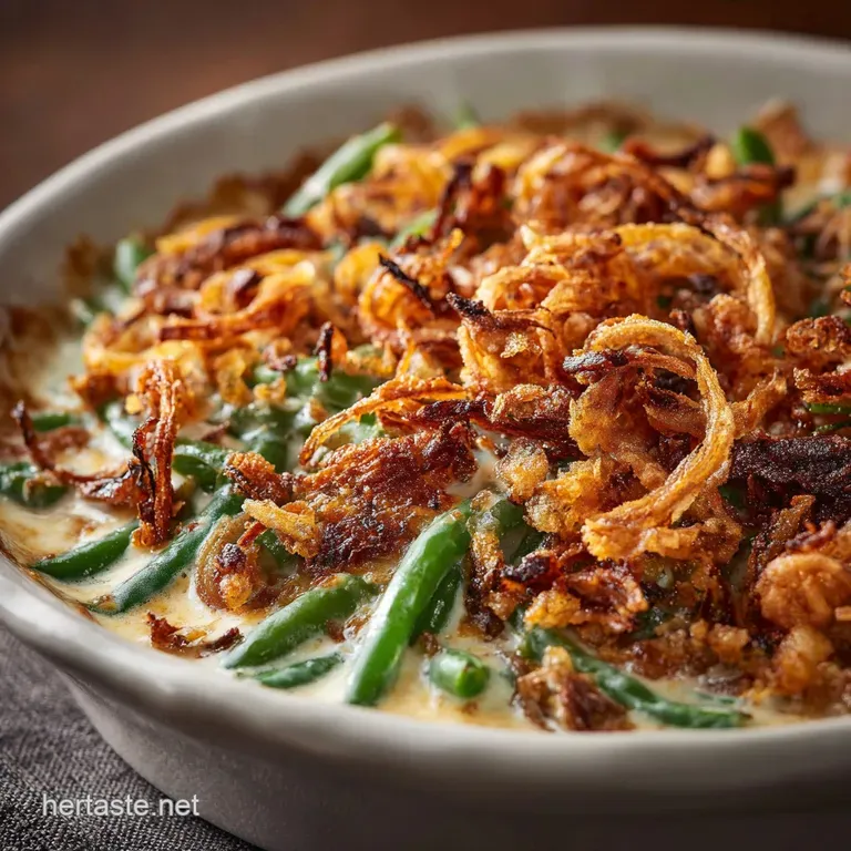 Green Bean Casserole: the Ultimate Homemade Thanksgiving Side presentation
