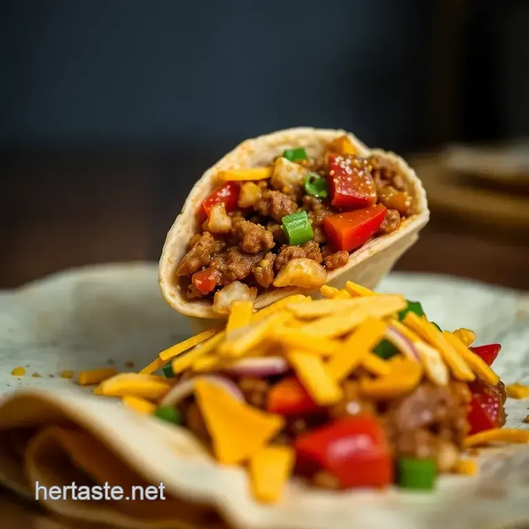 Ultimate Homemade Crunchwrap: Your New Taco Night Hero! presentation