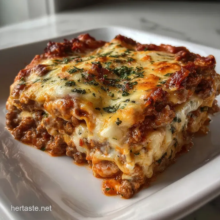 Low Carb Lasagna: Ultimate Italian Bake