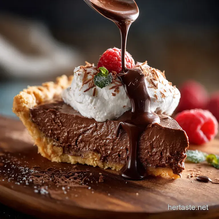 Chocolate Pie: The Ultimate Silken No-Bake Cr&egrave;me
