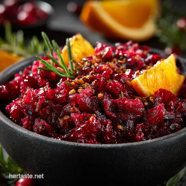 Cranberry Relish Recipe with Orange: The Ultimate Spiced Classic