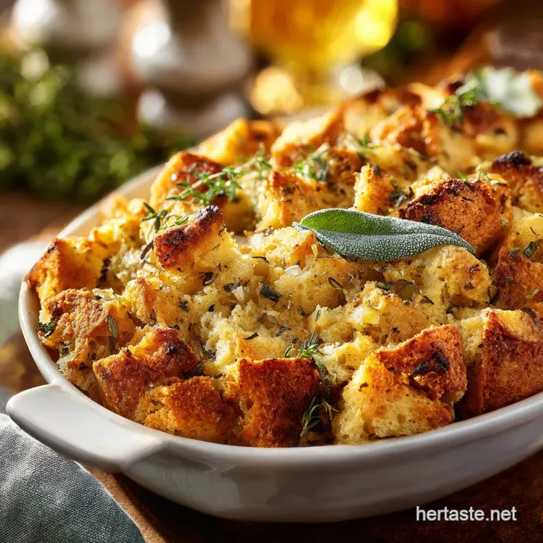 Thanksgiving Stuffing: The Ultimate Sage and Thyme Festive Bake