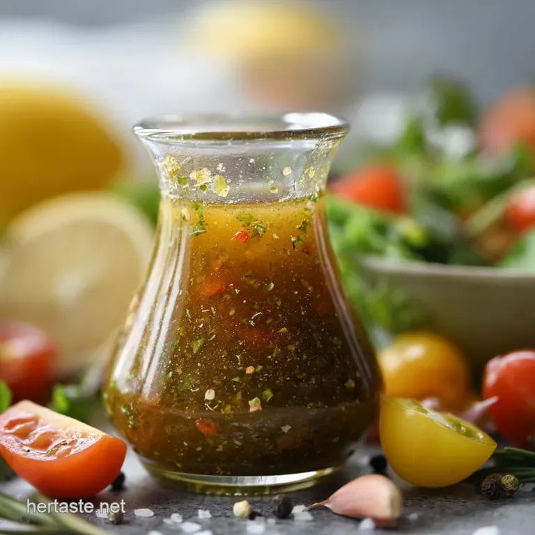 Zesty Italian Dressing: Sunshine in a Bottle presentation