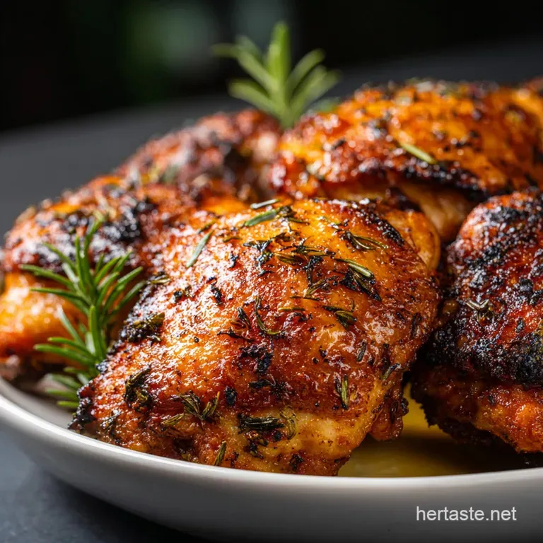 Air Fryer Chicken Thighs Recipe: the Best Ultra-Crisp Pub-Style Thighs presentation