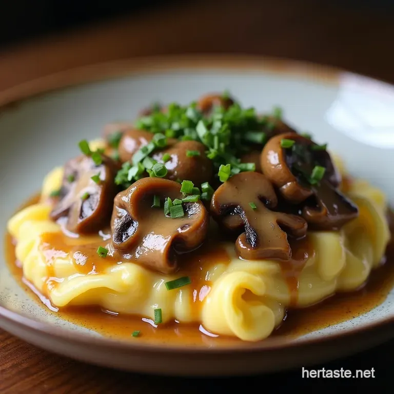 The Proper Pint Mushroom Gravy Deeply Savoury Velvety Smooth