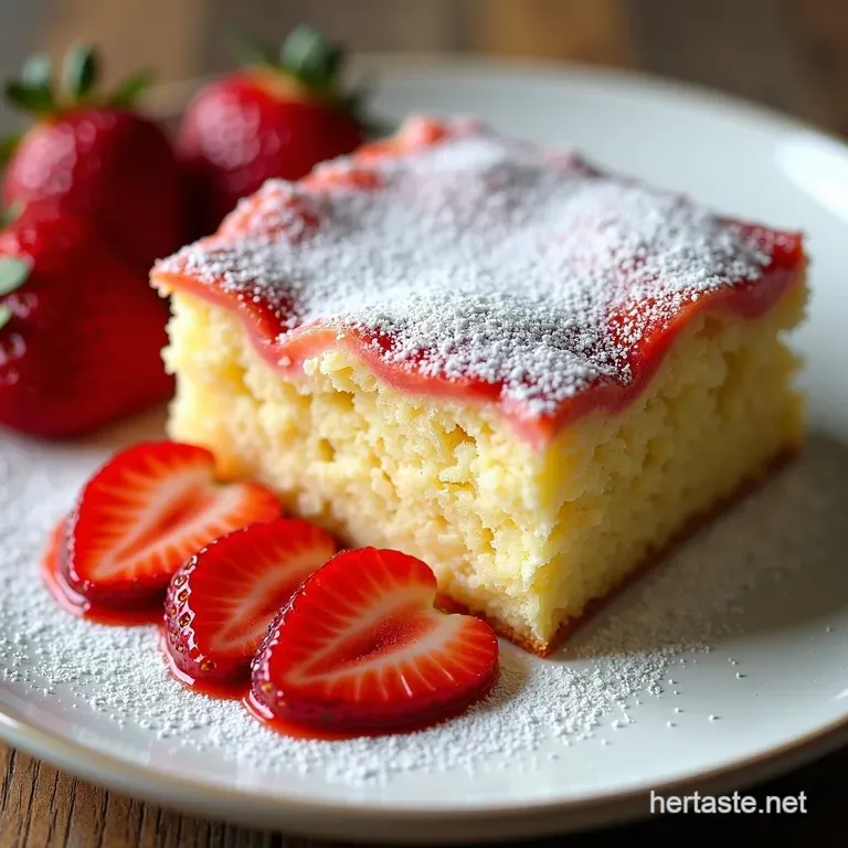Unforgettable 5Ingredient Strawberry Shortcake Cake