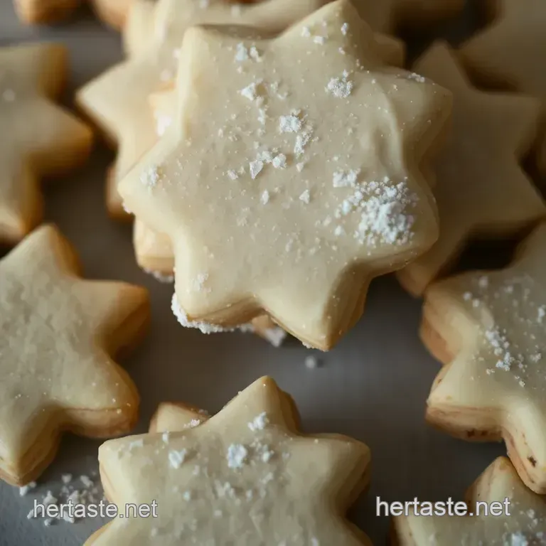 Vanilla Bean Spritz Cookies presentation