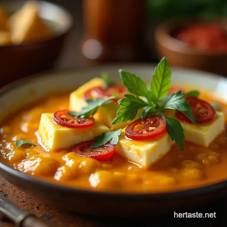 The Maharajas Secret Rich Velvety Shahi Paneer presentation